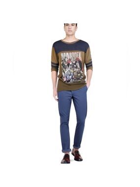 𝅺Marvel Avengers Superheroes Long Sleeve Graphic Men's Tee